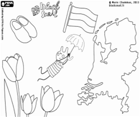 Netherlands Coloring Page Coloring Pages