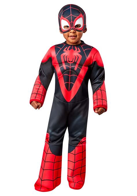 Marvel Deluxe Miles Morales Spider Man Toddler Costume