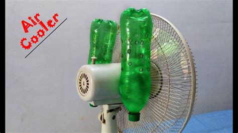 Amazing Idea To Make Air Cooler Using Table Fan Homemade Ac Youtube