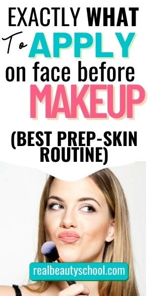 What To Apply On Face Before Makeup 1 Simple Guide Real Beauty School
