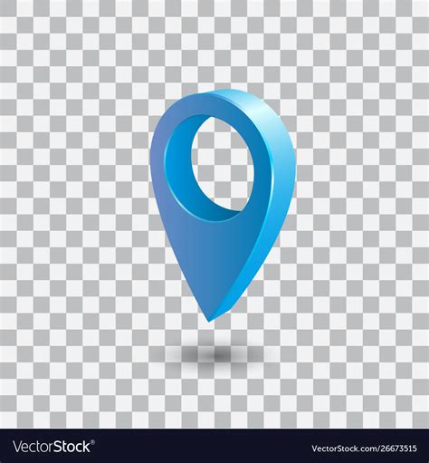 Set Map Pointer 3d Pin Location Symbols Royalty Free Vector
