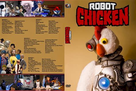 Robot Chicken All Seasons 1 2 3 4 With Episode Titles Tv Dvd Custom