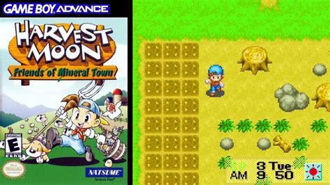 Harvest Moon Friends Of Mineral Town Gba Gameplay Youtube