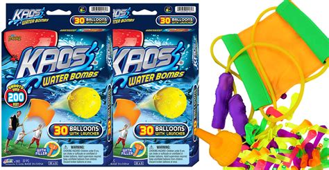 Ja Ru Kaos Water Balloon Launcher 2 Packs Water Balloon Slingshot 30 Colorful Water Balloons