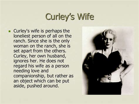 Curley S Wife Of Mice And Men Slidesharetrick