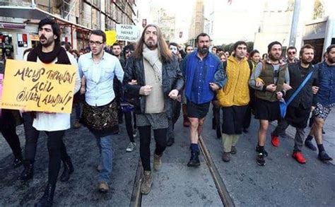 Turkish Men Wear Skirts In Protest To Sexual Violence True Activist