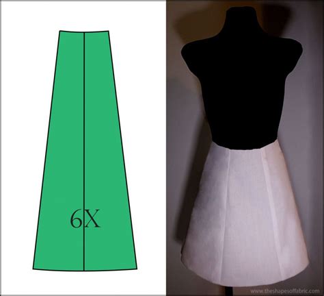 Lets Draft Some Panel Skirts The Shapes Of Fabric