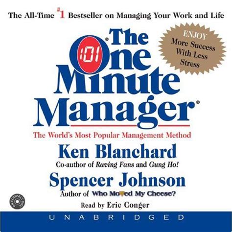 The One Minute Manager Is A Concise Easily Read Story That Reveals