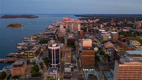 Downtown From Above Halifax