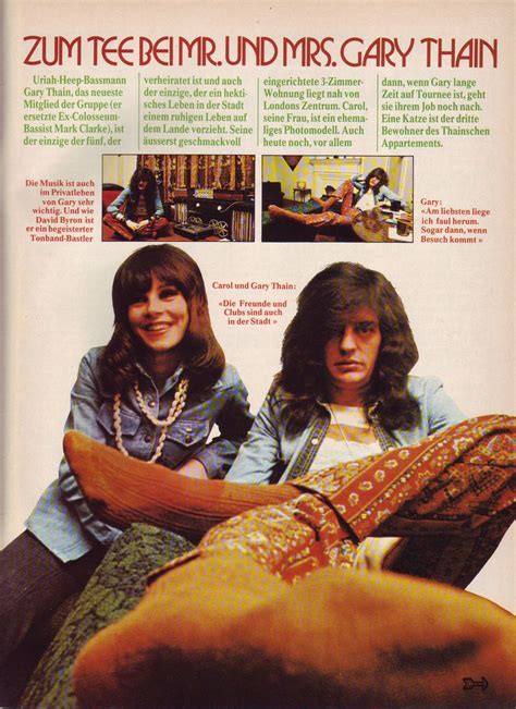 Gary Thain Pop Magazinegermany Sept 1973 Pop Magazine Heep Uriah
