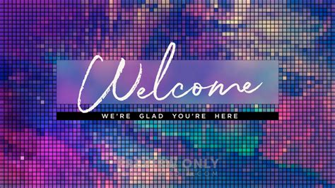 Color Grid Welcome Title Graphics Life Scribe Media