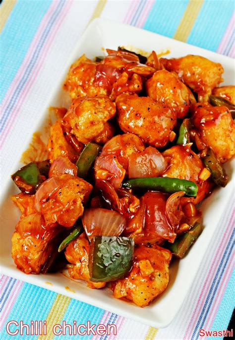 Indo chinese chicken preparation which needs no introduction, you probably might have seen this under menu in most the indian restaurants. Chilli Chicken Recipe video | Indo Chinese Crispy Chilli ...