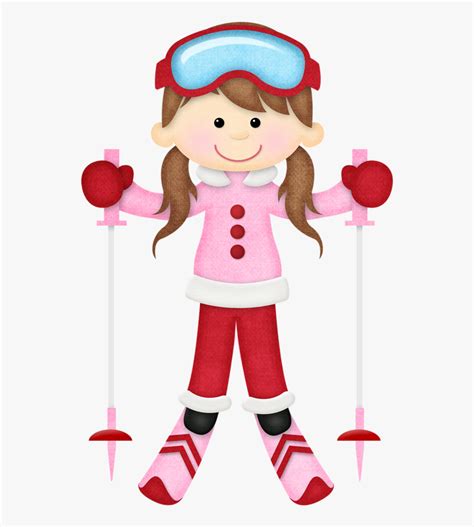 Clipart A Girl Skiing Free Transparent Clipart Clipartkey