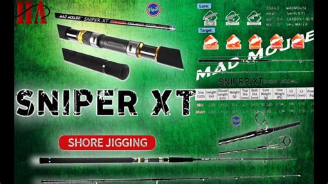 MADMOUSE Sniper XT Rod Shore Jigging Rod YouTube