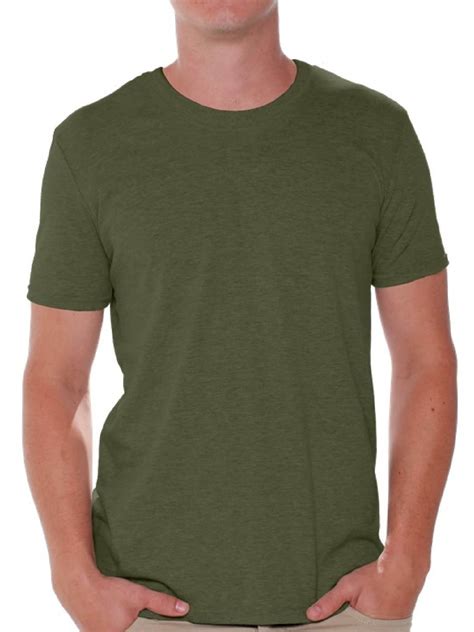 Gildan - Gildan Men Military Green T-Shirts Value Pack Shirts for Men Pack of 6 Pack of 12 