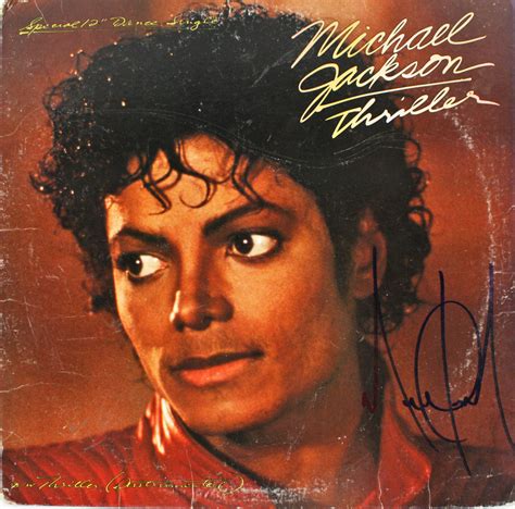 Lot Detail Michael Jackson Signed Thriller Special Edition Album