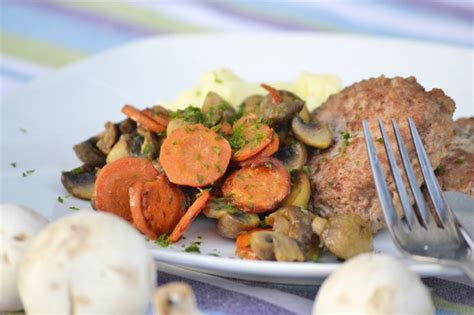 Karotten- Champignons - Gemüse
