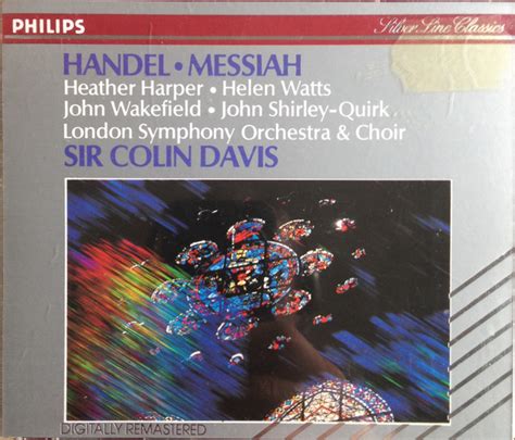 Händel Colin Davis The London Symphony Orchestra London