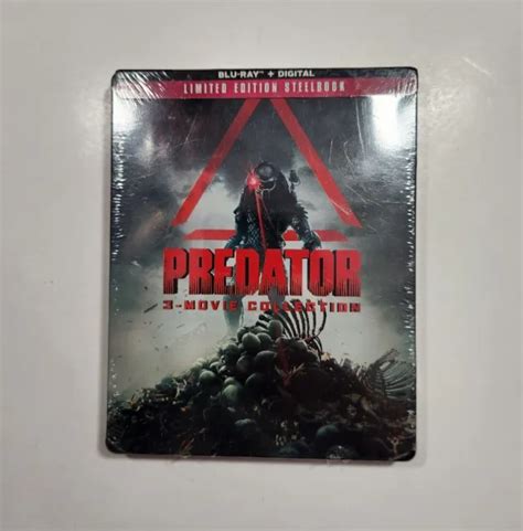 Predator 3 Movie Collection Blu Ray Dvd Limited Edition Steelbook