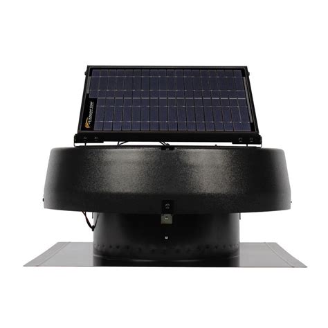Us Sunlight 20 Watt Solar Powered Roof Attic Fan 1680cfm 97330 The