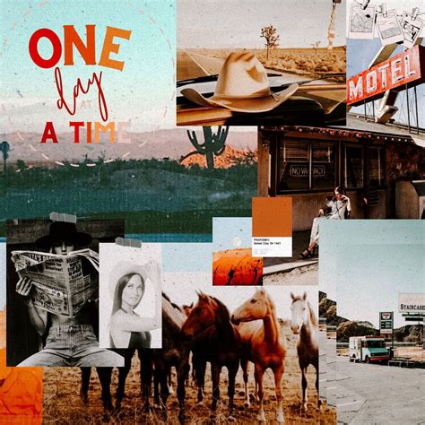Vintage Cowgirl Aesthetic Western Collage Wallpaper Goimages Resources