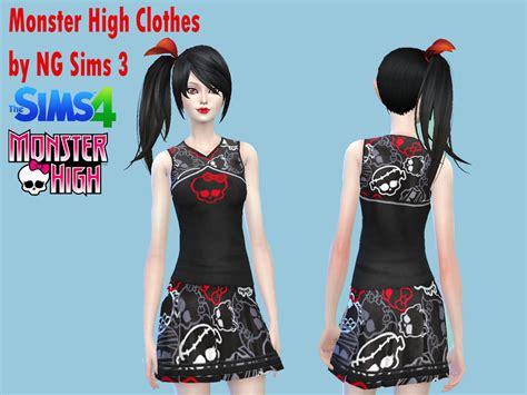Monster High Clothes Ts4 Cc By Ng9 On Deviantart