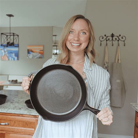 Nonstick Cast Iron Skillets Tutorial Healthfully Rooted Home