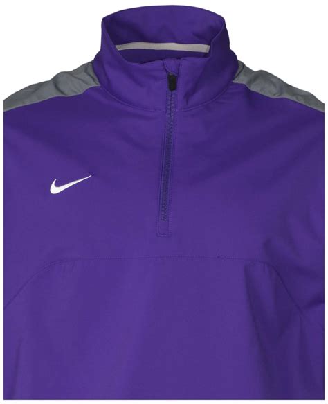 Nike Mens Dri Fit 14 Zip Short Sleeve Training Jacket Ebay