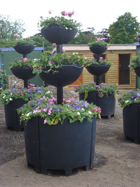 Tiered gardens and pots for small balconies and gardens ...