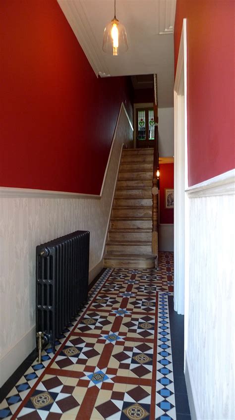 Victorian Hallway Mosaic Tile Path Internal Entrance And Porch Brockley