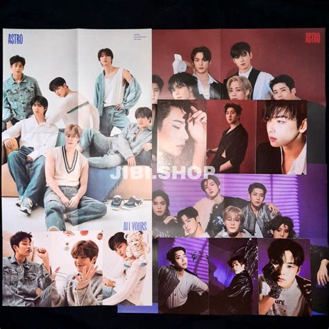 Jual Sharing Astro All Yours One Official Album Poster Postcard Folded Eunwoo Moonbin Sanha