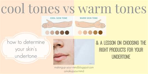 How to figure out your undertone. makeup your mind