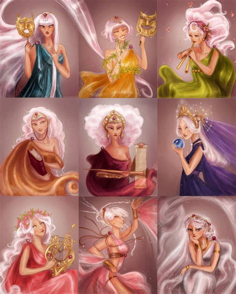 The Nine Muses Greek Goddesses Wiki Fandom