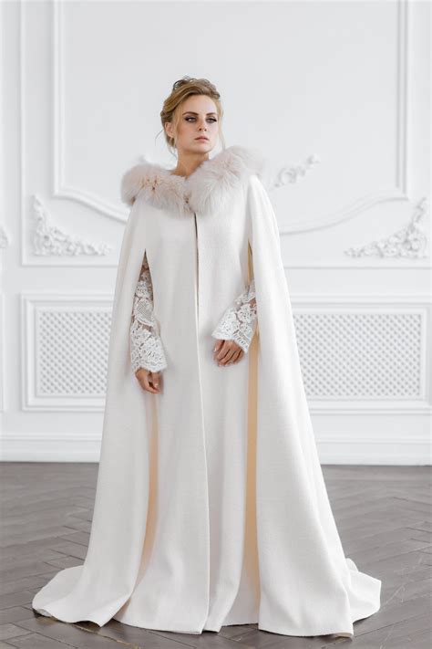 This gown's deep sangria shade is for winter weddings, pair it with a faux fur shawl or coat and you'll be set. 24 Chic & Cosy Bridal Cover Ups - Chic Vintage Brides ...