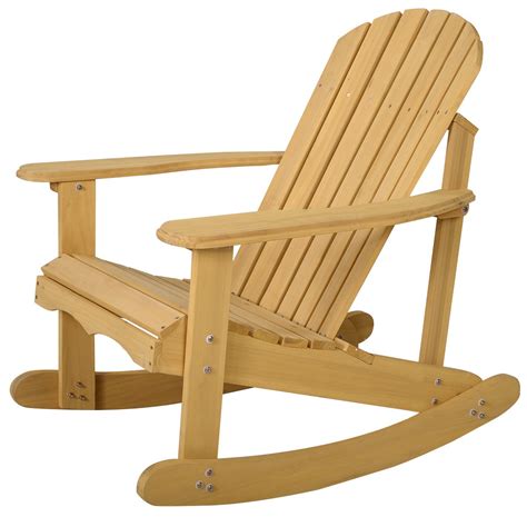 These outdoor rocking chairs and patio rockers are perfect for lounging on your porch all summer long, no matter what your style or budget is. Giantex Adirondack Chair Outdoor Natural Fir Wood Rocking ...