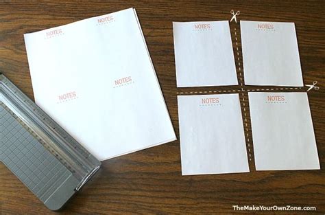 How To Make Diy Notepads And Homemade Padding Compound Note Pad