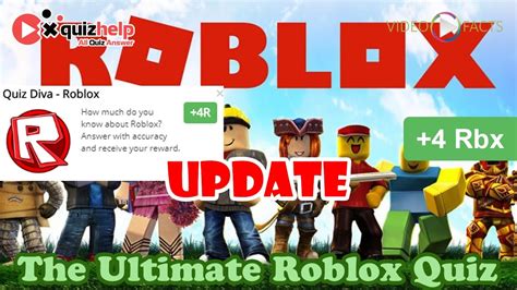 The Ultimate Roblox Quiz Answers 4 Robux Quiz Diva Youtube