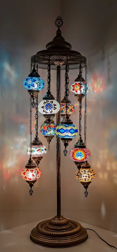 Floor Lamp Balls Turkish Lamp Moroccan Lamp Bedside Table Etsy
