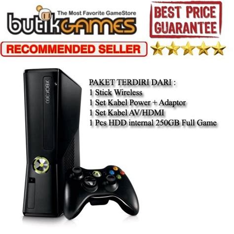 Jual Xbox 360 Slim 250gb 250 Rgh Full Game Refurbished Di Lapak