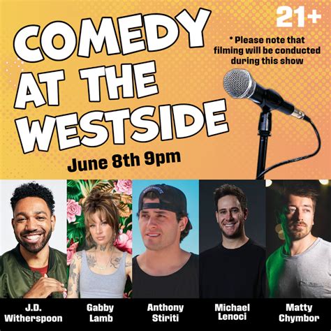 Comedy At The Westside Westside Comedy