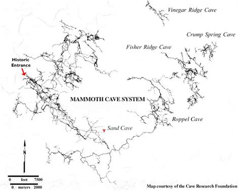 Mammoth Cave System Mammoth Cave Cave System System Map