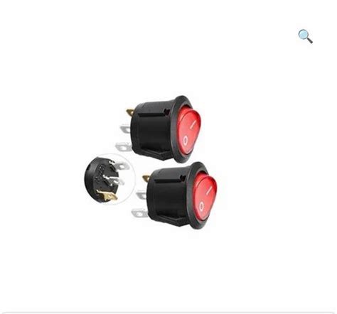 Illuminated Round Rocker Onoff 12 A At Rs 7piece In New Delhi Id
