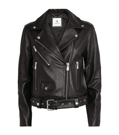 Anine Bing Leather Jackets Harrods Uk