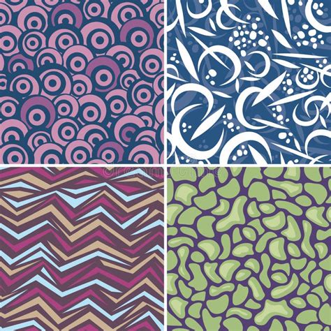 Abstract Seamless Patterns Stock Vector Illustration Of Cartoon 26021613