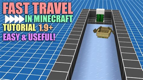 How to gather packed ice in survival mode 1. FAST TRAVEL IN MINECRAFT TUTORIAL (1.9+) | Packed Ice and ...