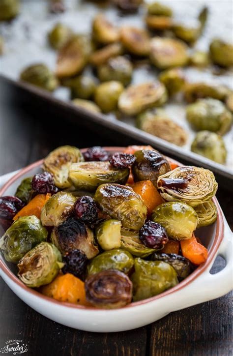 Whisk together the olive oil and balsamic vinegar and toss with the brussels sprouts. Easy Roasted Balsamic Butternut Squash & Brussels Sprouts ...