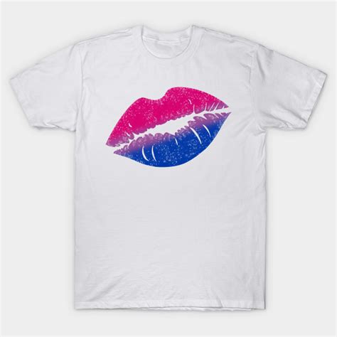 bisexual pride flag kissing lips bisexual pride t shirt teepublic