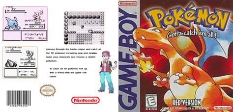 Pokemonred Gameboy Color Edition Game Boy Box Art Cover By Gamerman66