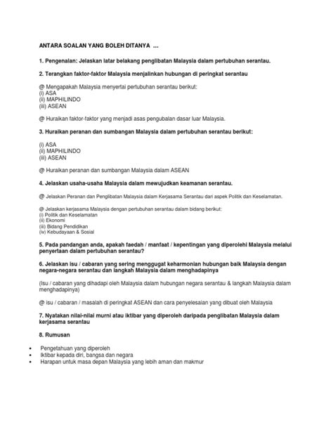 Model jawapan kertas 3 sejarah tingkatan 4 (arranged by chapter). Contoh Soalan Kertas 3 Sejarah Spm 2013.