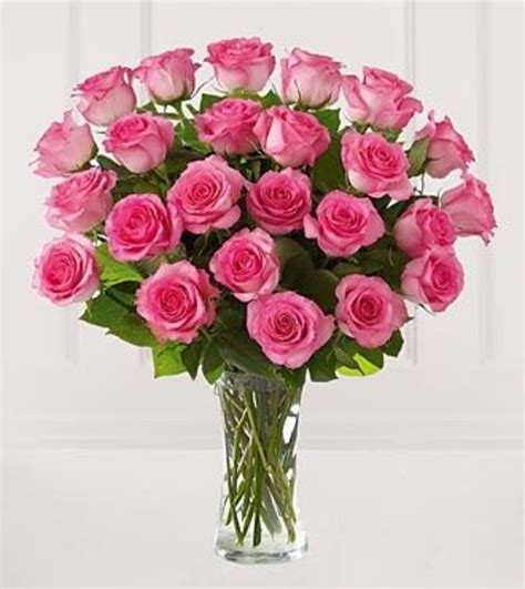 24 Pink Roses Best Flower Delivery Abu Dhabi Pink Bouquet